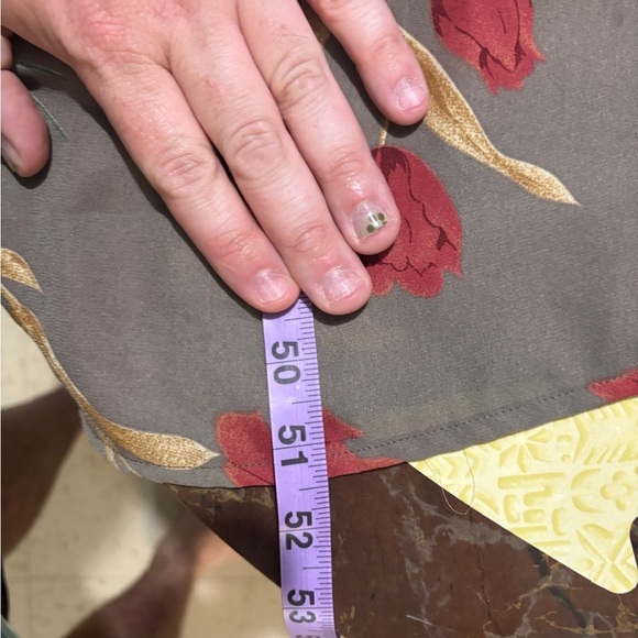 Vintage Maggy London Red Floral Maxi Dress - Picture 8 of 8